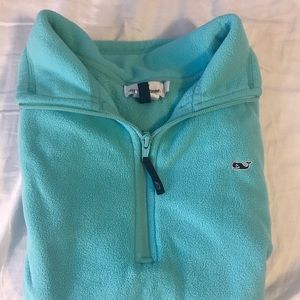 Light Green Vineyard Vines Quarter Zip
